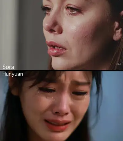 Close-up of a Crying Woman