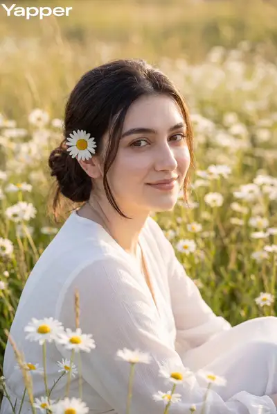 Ultra-Realistic Meadow Portrait