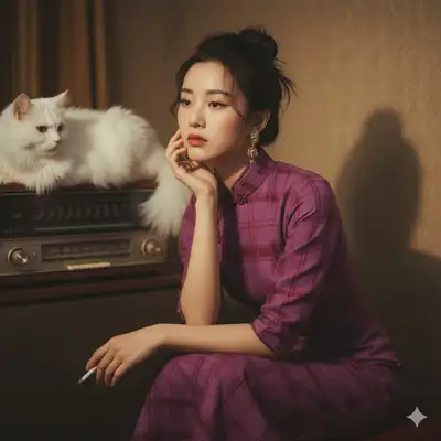 Retro Cheongsam Portrait Prompt