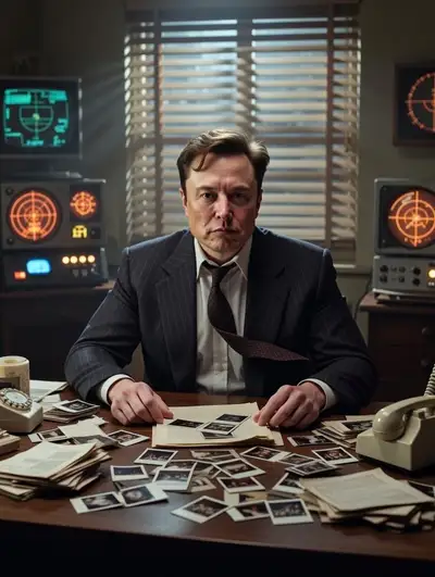 Retro Detective Stakeout Photo Transform