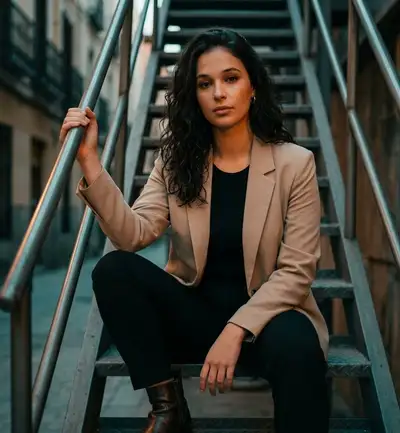 Cinematic Urban Portrait Prompt