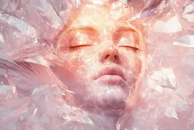 Crystal Prism Vortex Portrait Prompt