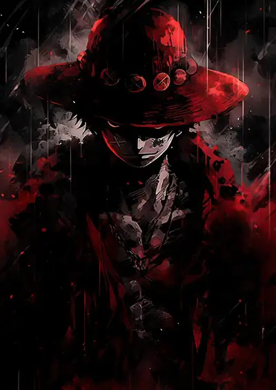 One Piece Dark Chiaroscuro Fanart Prompt