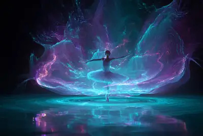 Aurora Fractal Dance