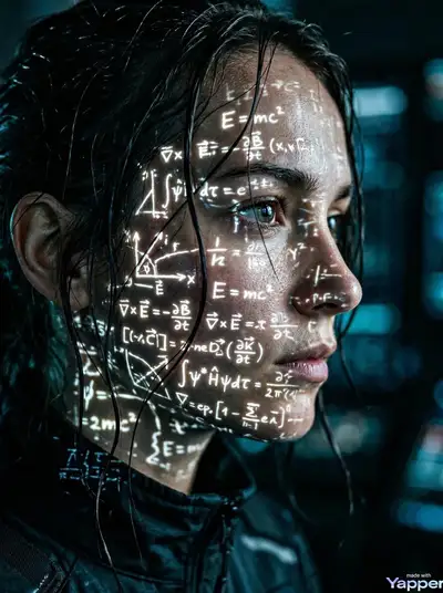 Cinematic Cyberpunk Science Portrait