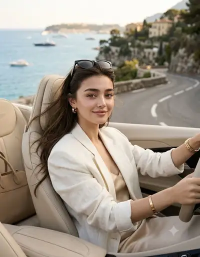 Luxury Editorial Portrait: Aston Martin on French Riviera