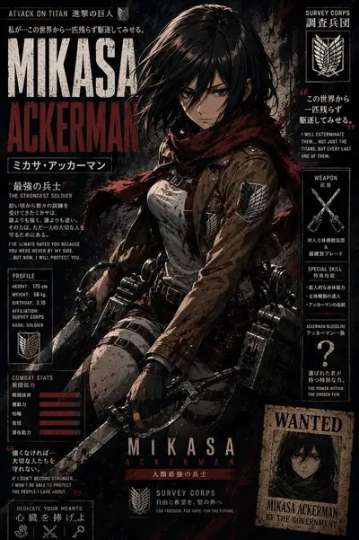 Anime-Charakter-Streetwear-Poster-Generator-Vorlage