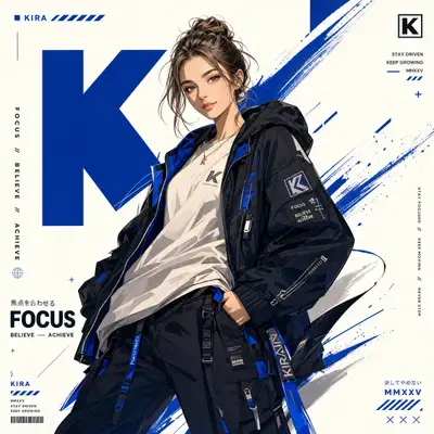 Anime Streetwear Poster Generator