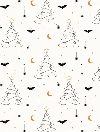 Padrão de Halloween sem costuras com morcegos e aranhas