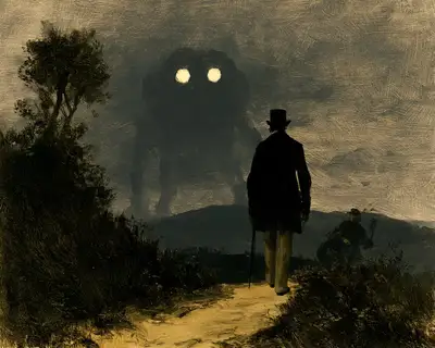 Nocturnal Antiquarian on a Dark Moor