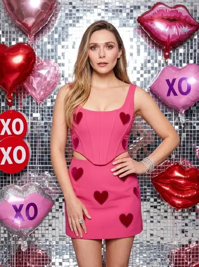 Glamorous Valentine's Day studio photoshoot template