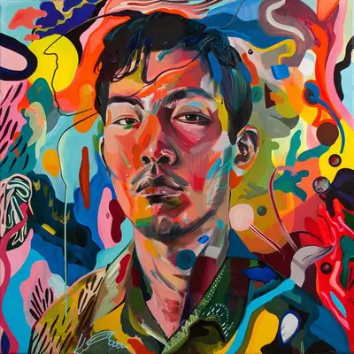 Asian Contemporary Painter Style