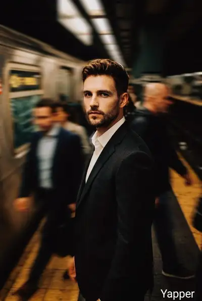Cinematic Subway Portrait with Motion Blur