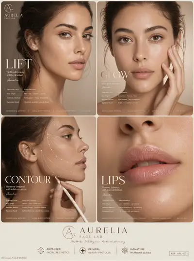 Luxury Medical Aesthetics 2x2 Campaign Poster