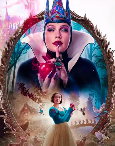 Snow White and Evil Queen Fantasy Poster