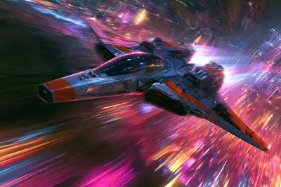 Neon Velocity Dreamscape