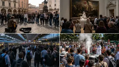 Advanced Crowd Shot Prompt for Realistic AI Images