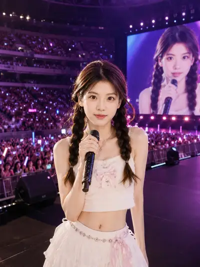 Concert Performance Photo with Identity Reference