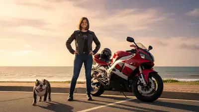 Epic Cinematic Photoshoot with Model and Dog