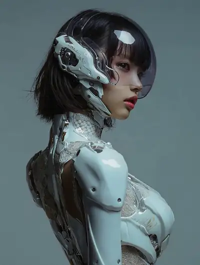 Cyber Girl Cinematic Image-to-Video Prompt
