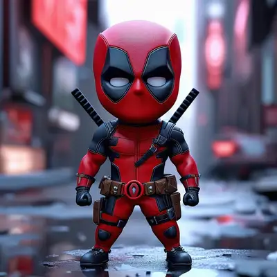 3D Chibi Super Hero Prompt