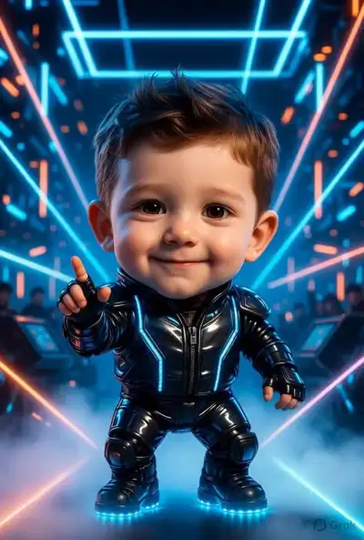 Cinematic Chibi Baby Transformation Prompt