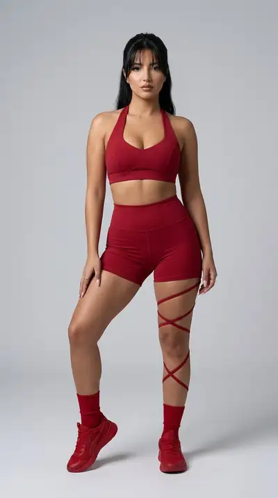 Ultra-Photorealistic Premium Sportswear Campaign Image