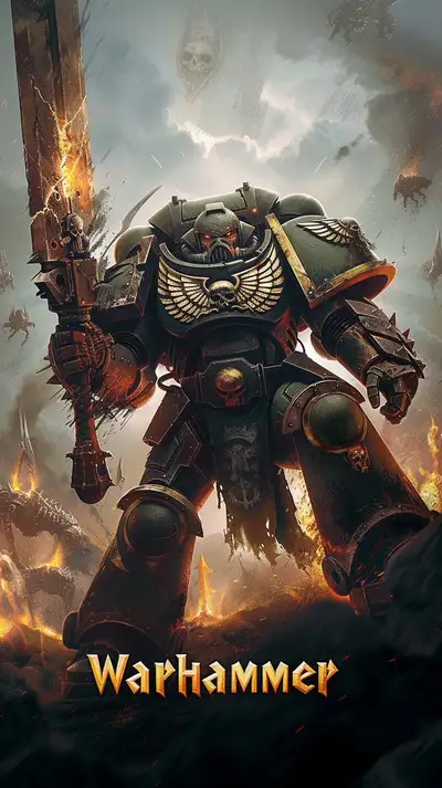 Warhammer 40k Artistic Poster Prompt