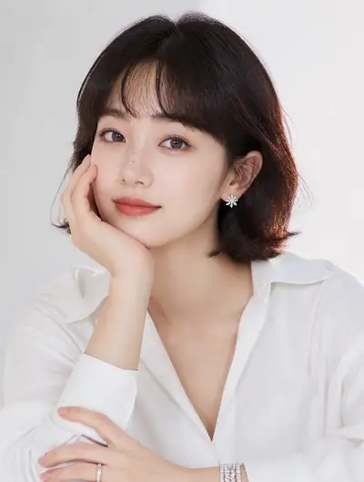 23-Year-Old Asian Woman Bob Haircut Portrait