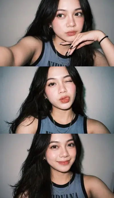 Gen Z Flash Selfie Collage Template