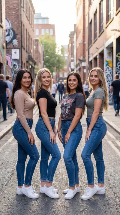 Fashionable Urban Women Portrait Prompt