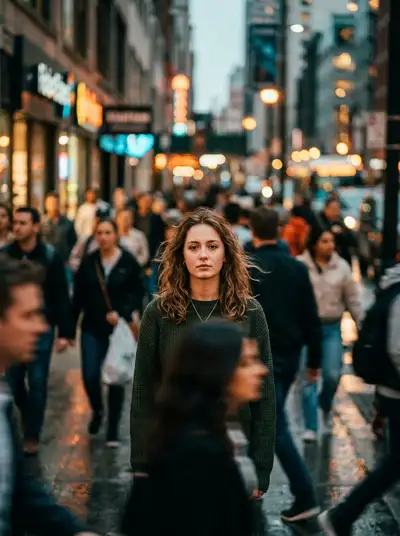 Cinematic Urban Street Portrait