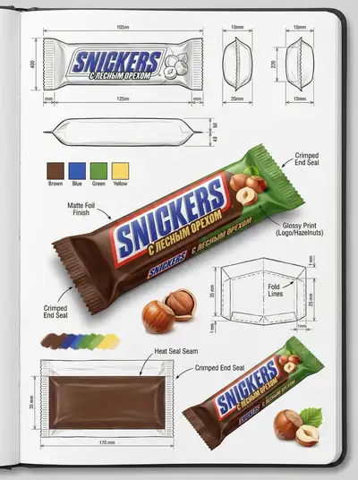 Industrial Design Packaging Illustration Sheet