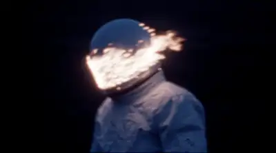 Melting Light Astronaut Cinematic Video Prompt