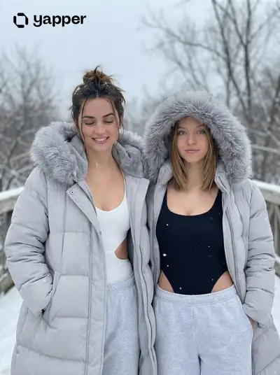 Winter Streetwear Fashion Portrait Prompt