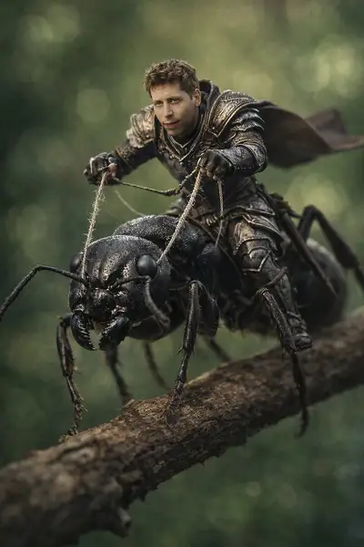 Epic Ant Warrior Macro Photo