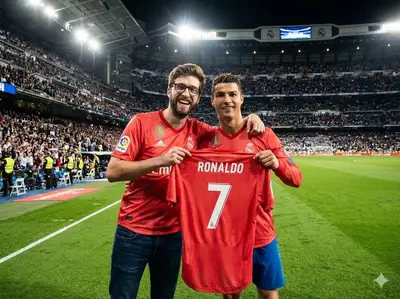 Real Madrid Stadium Photo with Ronaldo