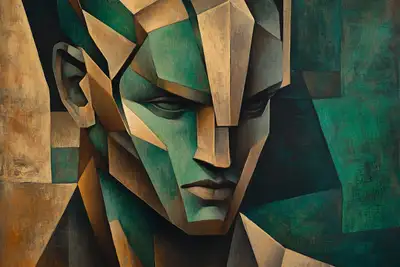 Cubist Fragmented Reality Prompt