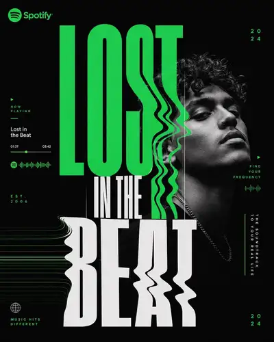 Spotify Cannes Lions style music campaign poster