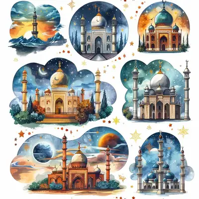 Ramadan Sticker Set Prompt
