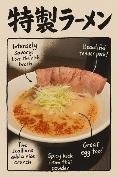 Japanese Food Poster Creator