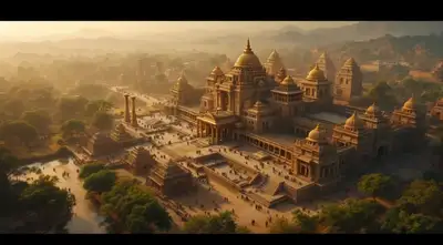 FPV Drone Shot of Ancient Maurya Empire