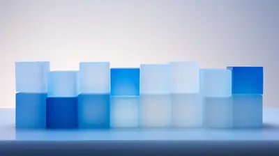 Ethereal Fog Blocks Abstract
