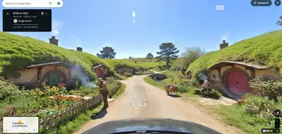 Hobbiton Google Street View Prompt