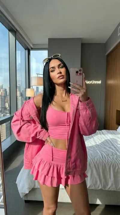 Ultra-Photorealistic Celebrity Mirror Selfie
