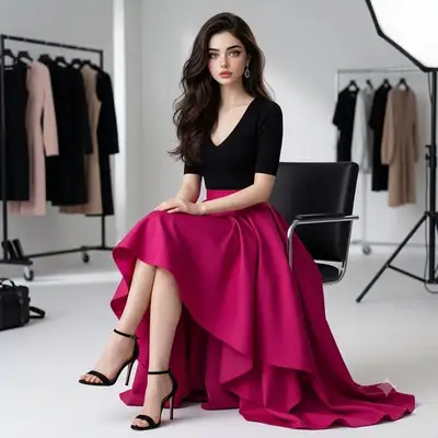 High-Fashion Editorial Studio Portrait