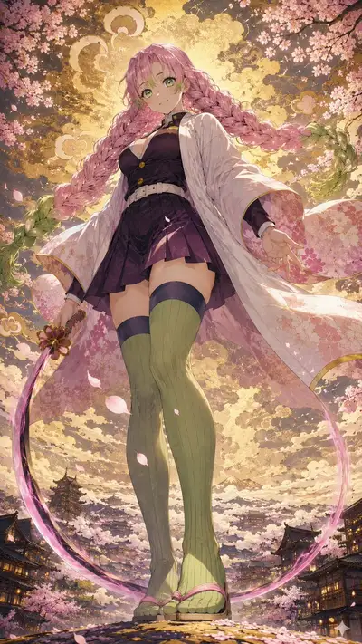 Demon Slayer Adult Female Character Poster Prompt