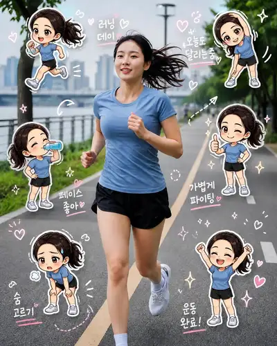 Chibi-Klon-Sticker-Tagebuch-Foto-Prompt