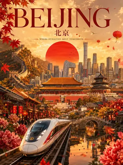 Cinematic Tokyo Travel Poster Prompt