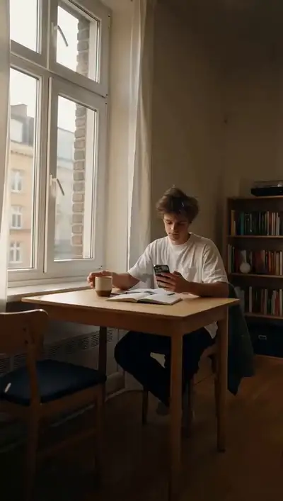 Morning Desk Vlog - Slow Coffee and Scroll